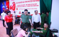 Ngày hội hiến máu tình nguyện “Giọt hồng CBCS Công an – Vì hạnh phúc nhân dân”: 600 CBCS Công an thành phố đăng ký hiến 444 đơn vị máu