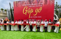 Triển lãm mỹ thuật “Gặp gỡ Hải Phòng 2025” diễn ra đến hết ngày 30/5/2025 