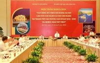 Hội thảo khoa học 'Xây dựng chủ nghĩa xã hội gắn với con người XHCN tại thành phố Hải Phòng giai đoạn 2025-2030 và những năm tiếp theo'