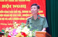 Đảng ủy CATP: Quán triệt, triển khai các chỉ thị, thông tri, kế hoạch tổ chức Đại hội Đảng các cấp, nhiệm kỳ 2025-2030 trong Đảng bộ và lực lượng Công an Hải Phòng