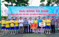 Giải bóng đá nam cán bộ, công chức, viên chức, lực lượng vũ trang quận Lê Chân: Phường An Dương giành giải Nhất 