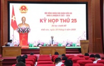 HĐND quận Kiến An: Thông qua 3 Nghị quyết về các nội dung thuộc lĩnh vực đầu tư công