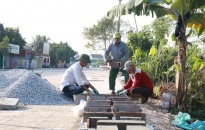 Đẩy nhanh tiến độ các công trình nông thôn mới kiểu mẫu