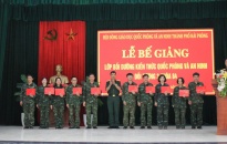     Hội đồng Giáo dục quốc phòng và an ninh thành phố Hải Phòng: Bế mạc lớp bồi dưỡng kiến thức QPAN đối tượng 3, khoá 84