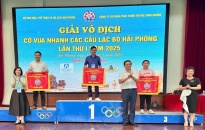 CLB Kiện tướng Hoa phượng đỏ giành giải Nhất toàn đoàn Giải Vô địch Cờ vua nhanh các Câu lạc bộ Hải Phòng lần thứ I năm 2025