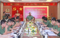 Thiếu tướng Đặng Hồng Đức, Thứ trưởng Bộ Công an làm việc với lãnh đạo CATP Hải Phòng và lãnh đạo Công an tỉnh Hải Dương
