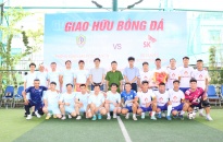 Sôi nổi giao hữu bóng đá giữa Phòng Cảnh sát PCCC và CNCH và Tập đoàn SK