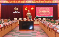 Đảng ủy Công an thành phố sơ kết công tác 6 tháng đầu năm 2025