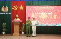 Phòng Cảnh sát cơ động: Công bố quyết định của Giám đốc CATP về công tác cán bộ