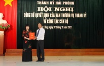 Đồng chí Nguyễn Thị Mai Phương giữ chức Bí thư Huyện ủy Tiên Lãng 