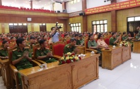 350 học viên tham gia Lớp bồi dưỡng nghiệp vụ chuyên đề cho cán bộ thực hiện công tác Cảnh sát trật tự, Cảnh sát phản ứng nhanh năm 2024