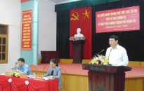 Chủ tịch UBMTTQVN TP Phạm Văn Mợi tiếp xúc cử tri nơi cư trú