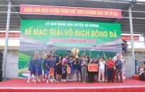 Huyện An Dương khai mạc Giải bóng đá vô địch huyện An Dương