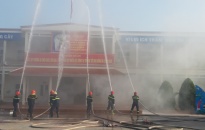 Quận Hải An: Diễn tập phương án phòng cháy chữa cháy và cứu nạn cứu hộ tại trường Tiểu học Đông Hải II
