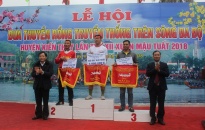 Xã Hữu Bằng 3 năm liền lên ngôi vô địch lễ hội đua thuyền rồng Kiến Thụy