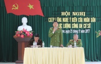 CATP lắng nghe ý kiến nhân dân về lực lượng Công an xã Xuân Đám, huyện Cát Hải