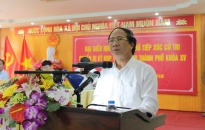  Bí thư Thành ủy Lê Văn Thành tiếp xúc cử tri huyện Cát Hải