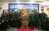 CATP chúc mừng Bộ đội Biên phòng thành phố nhân kỉ niệm 75 năm Ngày thành lập QĐND Việt Nam
