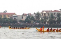 Huyện Kiến Thụy: dừng tổ chức lễ hội đua thuyền rồng truyền thống để phòng, chống dịch viêm phổi cấp 