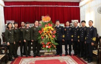 CATP thăm, chúc mừng Bộ Tư lệnh Vùng 1 Hải Quân nhân kỉ niệm 75 năm Ngày thành lập QĐND Việt Nam