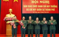 Đại tá Nguyễn Minh Quang giữ chức Chỉ huy trưởng Bộ Chỉ huy quân sự thành phố