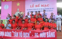 Bế mạc Giải bóng đá vô địch Cúp các CLB huyện Kiến Thụy lần thứ 5: CLB bóng đá xã Hữu Bằng lên ngôi vô địch