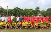 CAH Kiến Thụy tổ chức giao hữu bóng đá kỷ niệm 69 năm ngày truyền thống lực lượng Công an xã 