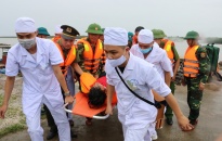 Huyện Kiến Thụy diễn tập phòng chống thiên tai, cứu hộ cứu nạn