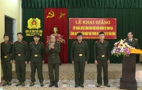 Công an tỉnh Thái Bình: Khai giảng lớp huấn luyện chiến sỹ nghĩa vụ năm 2019