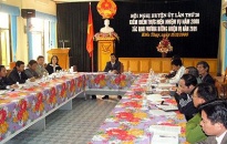 Huyện uỷ Kiến Thụy triển khai nhiệm vụ năm 2009