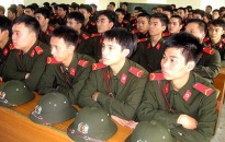Khai giảng khóa huấn luyện chiến sỹ nghĩa vụ năm 2009