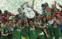 Lần đầu tiên Wolfsburg đăng quang