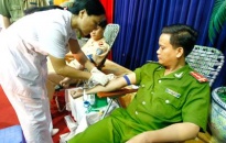 226 đoàn viên CATP tham gia “Ngày hội hiến máu nhân đạo”