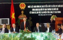 Phó chủ tịch quốc hội làm việc tại huyện Tiên Lãng