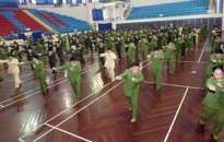 CATP kết thúc lớp tập huấn điều lệnh - quân sự - võ thuật