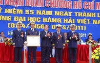 Đại học Hàng hải đón nhận Huân chương Hồ Chí Minh