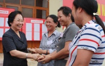 Phó chủ tịch nước kiểm tra công tác chuẩn bị bầu cử tại Kiến Thụy