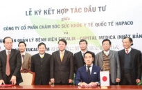 Ký đầu tư dự án Bệnh viện sản nhi quốc tế Việt - Nhật