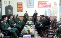 Phó chủ tịch Lê Văn Thành thăm, chúc tết các cơ quan, đơn vị, cá nhân