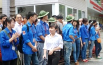 Sinh viên Học viện ANND và CSND tiếp sức mùa thi tại Hải Phòng