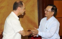 Bí thư Thành ủy Nguyễn Văn Thành tiếp Chủ tịch Hiệp hội quốc tế về khoa học hệ thống