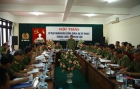 Bộ Công an: Hội thảo về tập huấn điều lệnh - quân sự - võ thuật