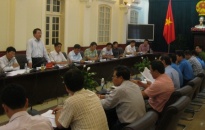 Phó chủ tịch UBND TP Lê Khắc Nam làm việc với Thứ trưởng Bộ Giao thông vận tải