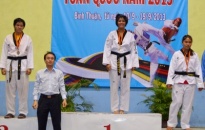 Giải vô địch Taekwondo toàn quốc năm 2013: Đoàn Hải Phòng giành 1 HCV, 1 HCĐ