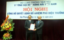 Bổ nhiệm Phó hiệu trưởng Trường đại học Hàng hải Việt Nam