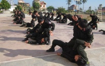Bế giảng lớp quân sự, võ thuật nâng cao
