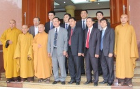 Bí thư Thành ủy tiếp đoàn đại biểu Trung ương Giáo hội Phật giáo Việt Nam