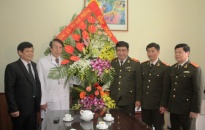 Lãnh đạo CATP chúc mừng các bệnh viện nhân ngày thầy thuốc Việt Nam