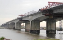 Hợp long cầu Thanh An đường ô tô cao tốc Hà Nội - Hải Phòng