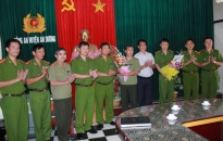 CATP khen thưởng Công an huyện An Dương và phòng PC47